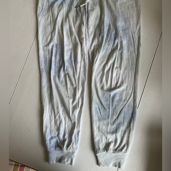 Michael Stars Blue/Teal/White Tie Dye Jogger Sweatpants Size M - Picture 7 of 7